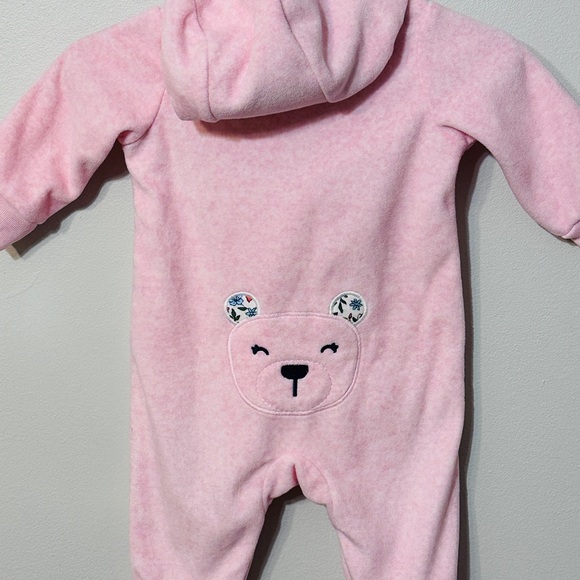Carter's Fleece Hooded Jumpsuit - Picture 5 of 10